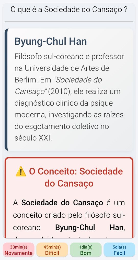 Exemplo de flashcard de Redação